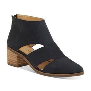 Lucky Brand Ralwan Cutout Leather Ankle Booties